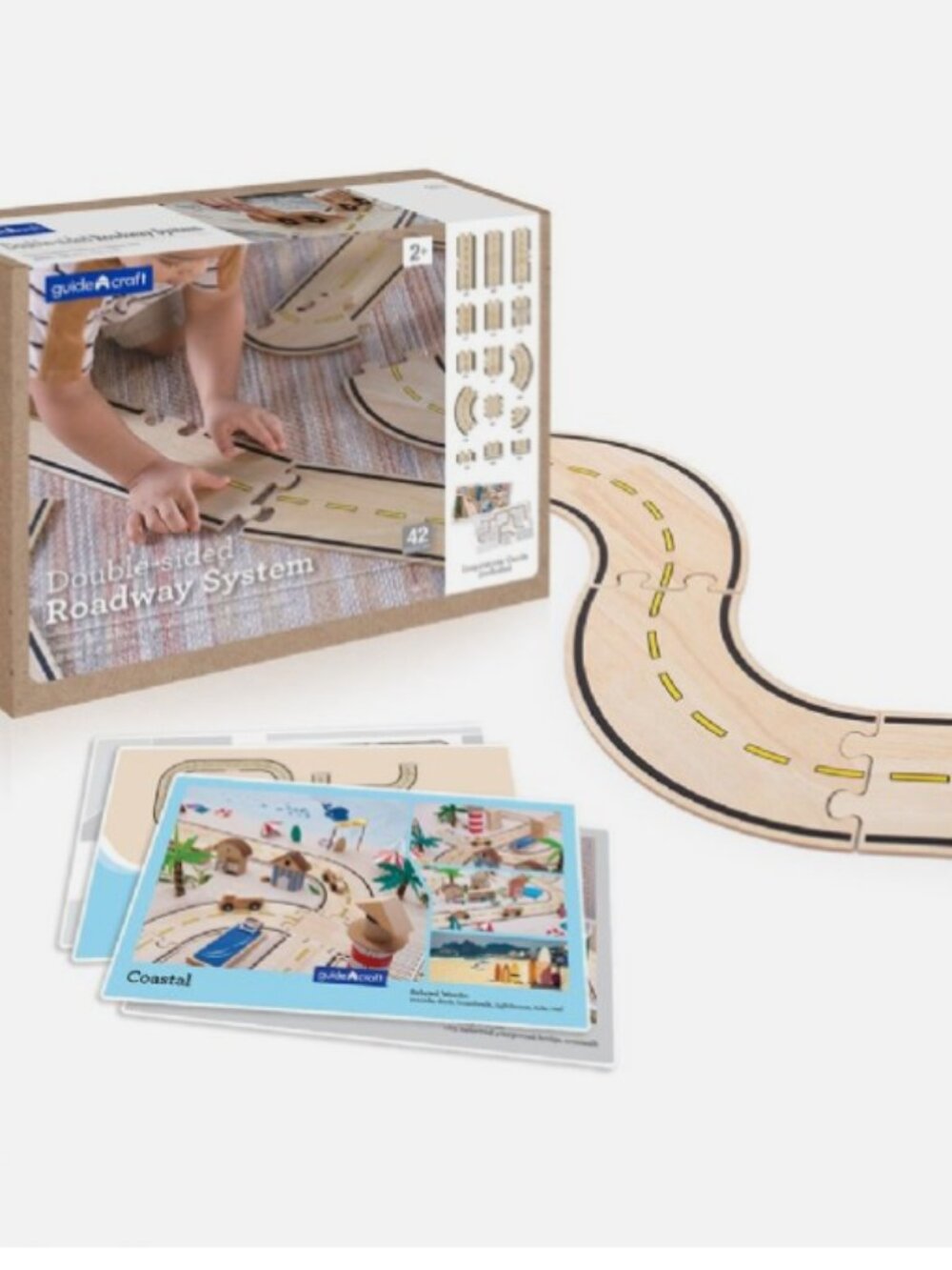 Guidecraft Double-Sided Roadway System